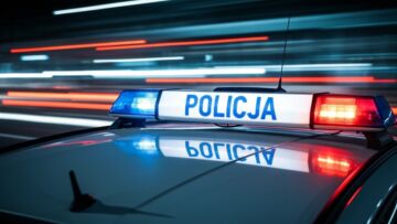 Bezpieczna droga z uczniami i policją w Sandomierzu